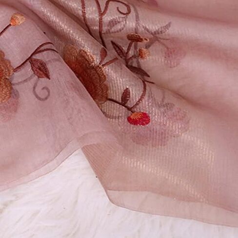 Alysee Women Exquisite Silk&Wool Mixed Embroidered Scarf Headwrap Shawl in Kuwait