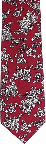 Men's Skinny Solid Color Cotton Linen Ties Wedding Party Slim cut Neckties 2.4" in Kuwait
