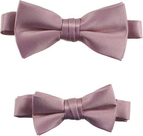 Tuxgear Mens and Kids Adjustable Bow Tie and Pocket Squares in Assorted Colors in Saudi Arabia