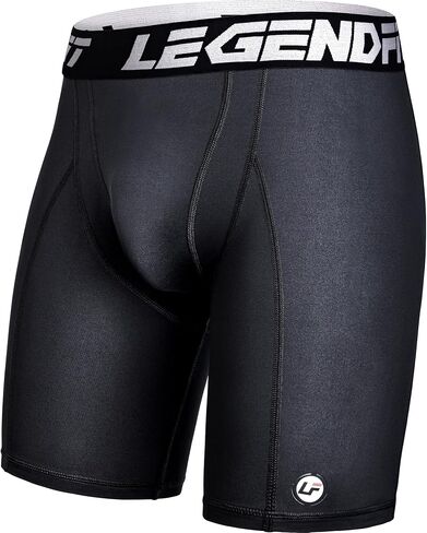 شورت بيسبول منزلق للشباب من Legendfit مع جيب على شكل كوب (بدون كوب) ملابس داخلية رياضية مضغوطة واقية لكرة القدم in Kuwait