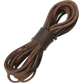 أربطة أحذية جلدية مسطحة بعرض 1/8 بوصة من Ringsun (سمك 2 مم وطول 72.5 بوصة) in Kuwait