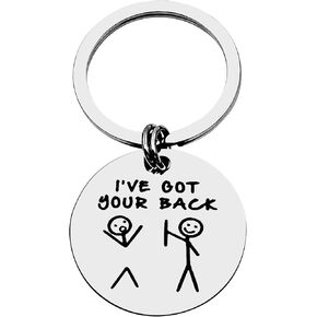 xyqcy Funny Friendship Gifts for Women Men, Best Friend Keychain for Friends BFF Besties Companion, I've Got Your Back Key chain for Brother Sister Son Daughter Graduation Birthday Valentines Gift in Kuwait