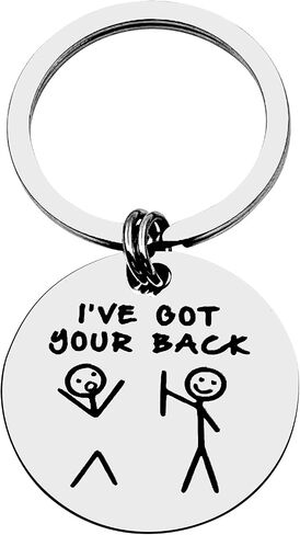 xyqcy Funny Friendship Gifts for Women Men, Best Friend Keychain for Friends BFF Besties Companion, I've Got Your Back Key chain for Brother Sister Son Daughter Graduation Birthday Valentines Gift in Kuwait