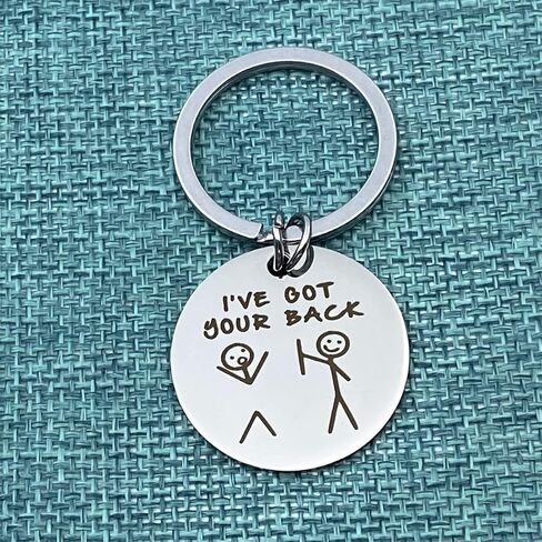 xyqcy Funny Friendship Gifts for Women Men, Best Friend Keychain for Friends BFF Besties Companion, I've Got Your Back Key chain for Brother Sister Son Daughter Graduation Birthday Valentines Gift in Kuwait