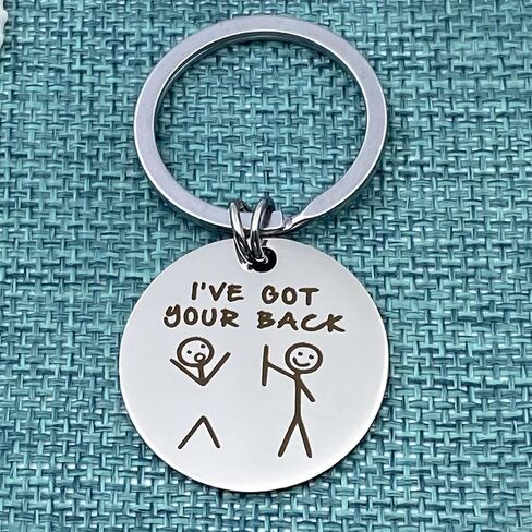 xyqcy Funny Friendship Gifts for Women Men, Best Friend Keychain for Friends BFF Besties Companion, I've Got Your Back Key chain for Brother Sister Son Daughter Graduation Birthday Valentines Gift in Kuwait