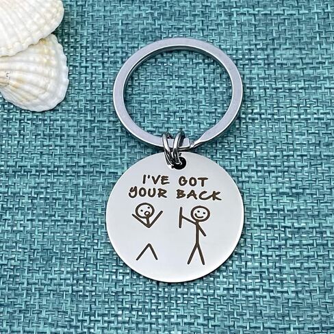 xyqcy Funny Friendship Gifts for Women Men, Best Friend Keychain for Friends BFF Besties Companion, I've Got Your Back Key chain for Brother Sister Son Daughter Graduation Birthday Valentines Gift in Kuwait