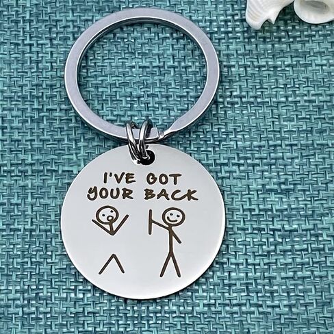 xyqcy Funny Friendship Gifts for Women Men, Best Friend Keychain for Friends BFF Besties Companion, I've Got Your Back Key chain for Brother Sister Son Daughter Graduation Birthday Valentines Gift in Kuwait