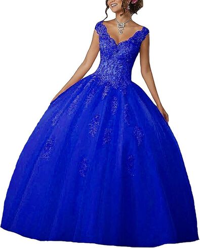 فساتين QXMYOO لحفلات Quinceanera الجميلة 16 فستان الأميرة للحفلات الراقصة للمراهقين in Kuwait