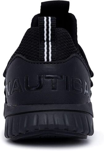 Nautica Kids Boys and Girls Athletic Slip-On Sneakers, Lightweight Bungee Running Shoes for Toddler, Little Kid, and Big Kid in Kuwait
