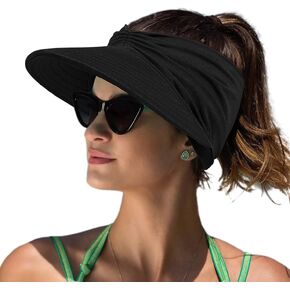 Women Sport Sun Visor Hats,Empty Top Baseball Sun Cap,Womens Sunhats with uv Protection,Sun Hats for Young Girls Women Beach