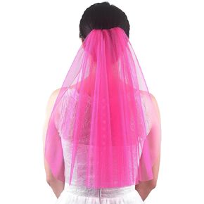 FANFAN العازبة الحجاب التألق متعة حفلة الحجاب العروس لتكون هدية الزفاف دش الزفاف الحجاب بريق الحجاب الزفاف للنساء Y066 in Kuwait
