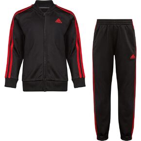 adidas Boys' Classic Tricot Track Set, Black, 6 in Saudi Arabia
