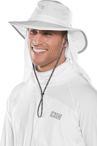 Floating Boating Hat with Neck Drape - UPF 50+ Sun Protection - Convertible in Saudi Arabia