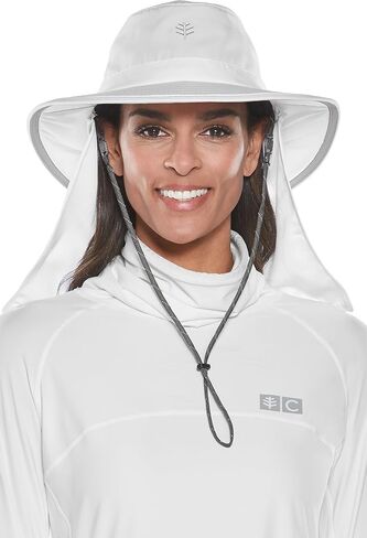 Floating Boating Hat with Neck Drape - UPF 50+ Sun Protection - Convertible in Saudi Arabia