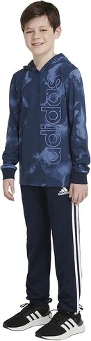 adidas Boys' Long Sleeve Hooded Printed Tee in Saudi Arabia
