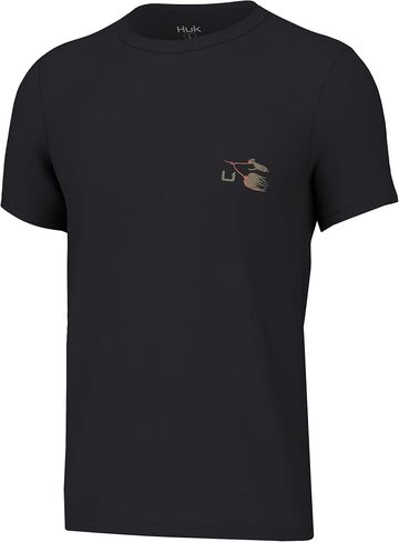 تي شيرت HUK للأولاد بأكمام قصيرة للأداء، تي شيرت لصيد الأسماك للأطفال in Kuwait