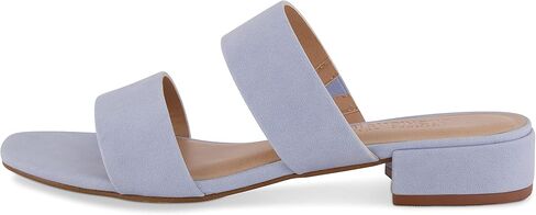 CUSHIONAIRE Women's Nolita two band low block heel slide sandal +Memory Foam and Wide Widths Available in Saudi Arabia
