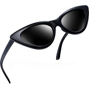 Joopin Polarized Cat Eye Sunglasses for Women, Retro Narrow Pointy Cateye Womens Sun Glasses
