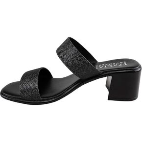 صندل نسائي من ITALIAN SHOEMAKERS Frannie بكعب مكتنز وحزام أنيق مفتوح عند الأصابع للنساء