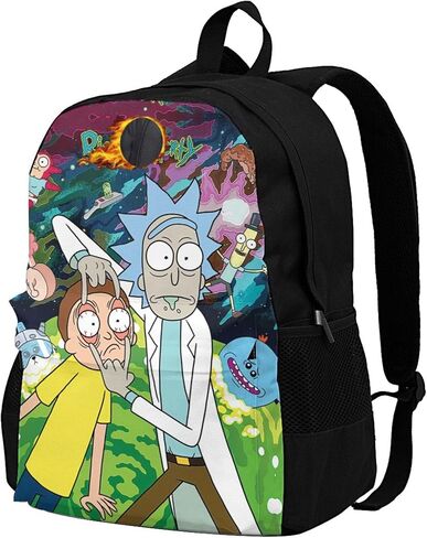 Cartoon Backpack Travel Backpacks 3d Printed Casual Big Capacity Backpacks With side pockets in Saudi Arabia