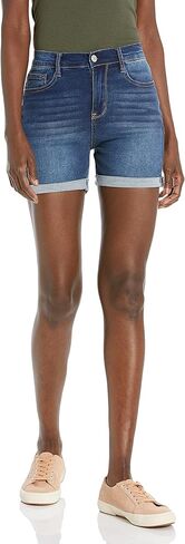 WallFlower Women's Irresistible Denim Shorts High-Rise Insta Soft Juniors (Standard and Plus) in Saudi Arabia