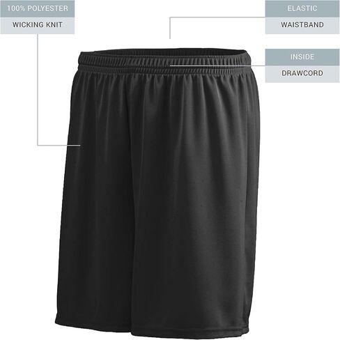 Augusta Sportswear Boys' Standard 1426, Black, Medium in Saudi Arabia
