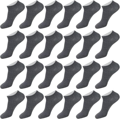 جوارب EnerWear-Coolmax للجنسين 24P/10P من القطن والصوف ذات قصة منخفضة بدون عرض للكاحل in Kuwait