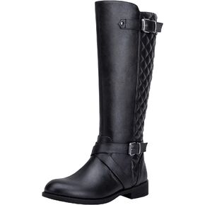 Jeossy Women's 950 Knee High Riding Tall Boots, Comfortable with Metal Buckle and Zipper Boots with Wide Calf and Wide Widths in Saudi Arabia