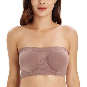 DotVol Women's Underwire Bralette Non Padded Bandeau Tube Top Multiway Bra in Saudi Arabia