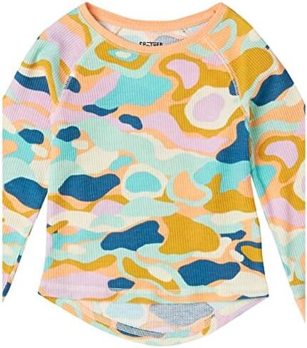 Amazon Essentials Girls and Toddlers' Long-Sleeve Thermal T-Shirt Tops (Previously Spotted Zebra), Multipacks in Kuwait