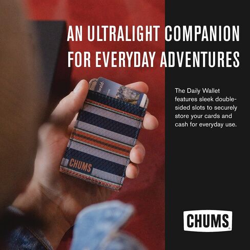 Chums Daily Wallet – Ultra Slim Wallet & Small Card Holder for Cash, ID and Credit Cards (Brown/Olive-Tan) in Saudi Arabia