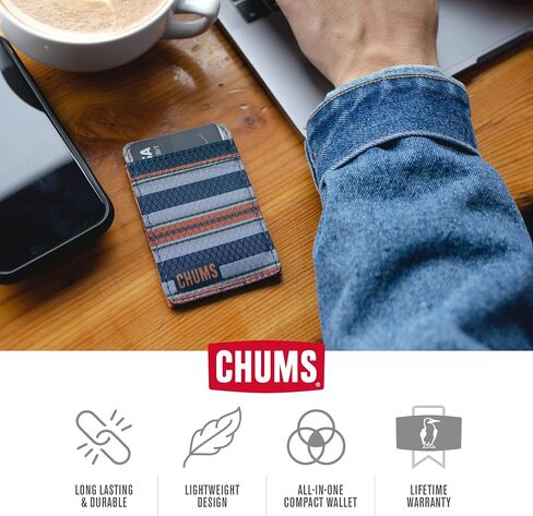 Chums Daily Wallet – Ultra Slim Wallet & Small Card Holder for Cash, ID and Credit Cards (Brown/Olive-Tan) in Saudi Arabia