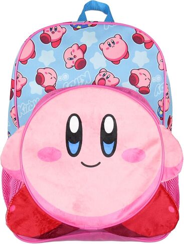 Bioworld Nintendo 3-D Kirby Travel Backpack 16" Sublimated Print Bag in Saudi Arabia