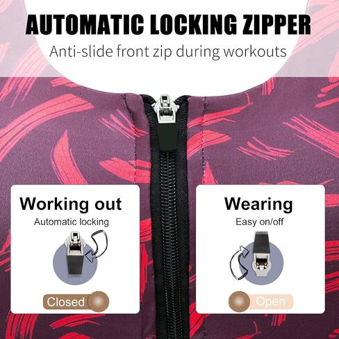 Cordaw Zipper in Front Sports Bra High Impact Strappy Back Support Workout Top in Kuwait