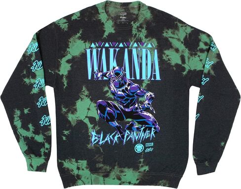 Marvel Black Panther X FUBU Clothing for Men Black Panther Sweatshirt FUBU Crewneck Mens Sweatshirt in Saudi Arabia