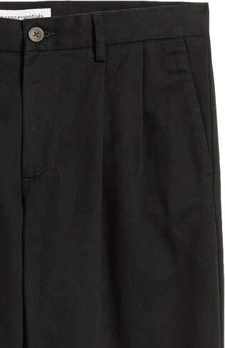 Amazon Essentials Men's Classic-Fit Wrinkle-Resistant Pleated Chino Pant (Available in Big & Tall) in Saudi Arabia