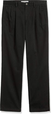 Amazon Essentials Men's Classic-Fit Wrinkle-Resistant Pleated Chino Pant (Available in Big & Tall) in Saudi Arabia