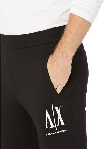 A|X ARMANI EXCHANGE بنطال رياضي مطرز للرجال in Saudi Arabia
