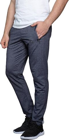 SCR 30/33/36 Inseam Mens Sweatpants with Pockets Tapered Joggers Men Slim Fit Open Bottom Pants Tall, Extra Long in Saudi Arabia