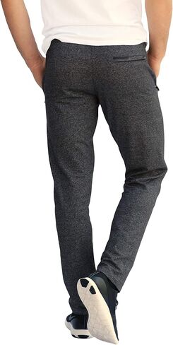 SCR 30/33/36 Inseam Mens Sweatpants with Pockets Tapered Joggers Men Slim Fit Open Bottom Pants Tall, Extra Long in Saudi Arabia
