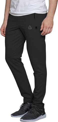 SCR 30/33/36 Inseam Mens Sweatpants with Pockets Tapered Joggers Men Slim Fit Open Bottom Pants Tall, Extra Long in Saudi Arabia