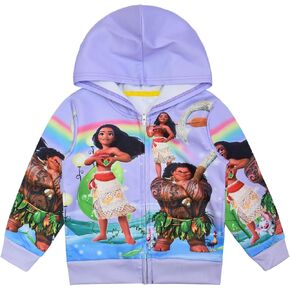 Girls Hoodie Sweatshirt Children Coat Cartoon Outwear Jacket in Saudi Arabia