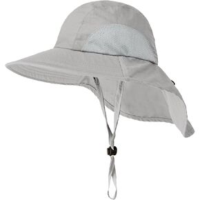 Camptrace Toddler Kids Sun Hat UPF 50+ for Boys Girls Beach Fishing Safari Hats with Neck Flap Sun Protection in Kuwait
