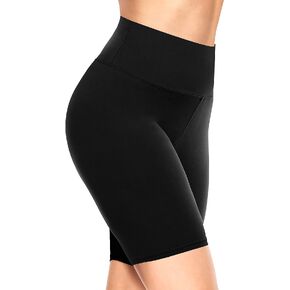 TNNZEET Biker Shorts Women - 8"/5"/3" High Waisted Tummy Control Workout Spandex Booty Yoga Volleyball Shorts with Pockets
