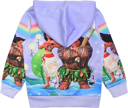 Girls Hoodie Sweatshirt Children Coat Cartoon Outwear Jacket in Kuwait