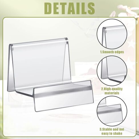 6 Pcs Purse Display Stand Clear Acrylic Handbag Stand Jewelry Wallet Displays Holder Organizer Acrylic Purse Displays Rack for Closet Boutique Store Bag Card Phone Cosmetic in Saudi Arabia