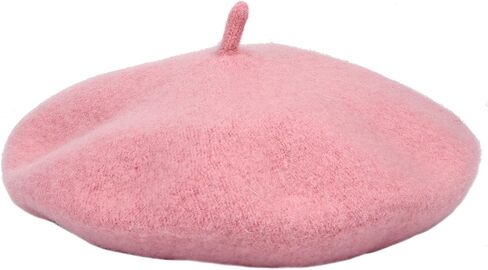 SATINIOR Beret Hat Kids Beret French Beanie Cap Artist Wool Hat Girls Beret Artist Costume for Children Kids Girls in Kuwait