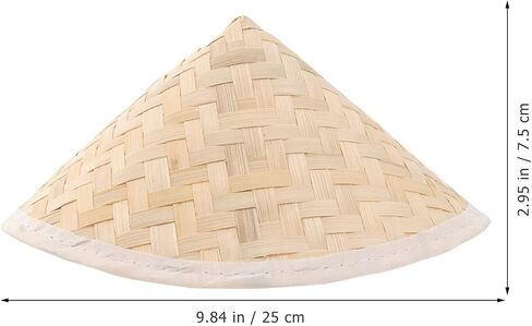 ULTNICE Chinese Farmer Rice Hats Oriental Straw Hat Traditional Straw Sun Hat Rice Patty Hat Rice Paddy Hat for Children Kids Teenagers in Saudi Arabia