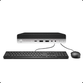 HP EliteDesk 800 G4 4CB30UT Mini Desktop (2.1 GHz Intel Core i5-8500T, 8 GB DDR4 SDRAM, 256 GB SSD, Windows 10 Pro) (Renewed) in Saudi Arabia