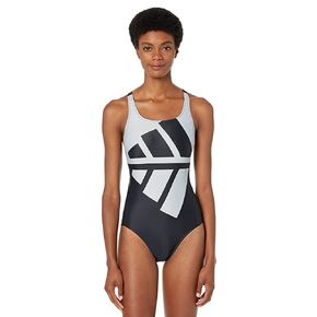 adidas Women's Standard 3-Stripes Graphic Swimsuit in Saudi Arabia